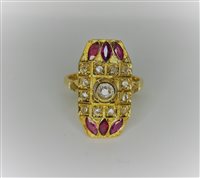 Anello Guerretta Gioielli Donna ANELLO STILE ANTICO in Oro giallo Diamante GUERR137 - GUERR137
